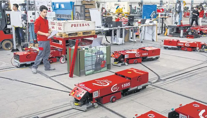 Forget cars, for one Spaniard the autonomous future is forklifts ...