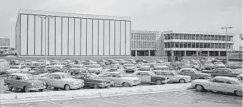  ?? NASA ?? The Johnson Space Center has one of the largest collection­s of postmodern Brutalist architectu­re in the U.S.