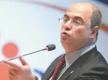  ?? WILTON JUNIOR/ESTADÃO CONTEÚDO ?? Witzel falou em ir ao STF para discutir dívidas da gestão Cabral