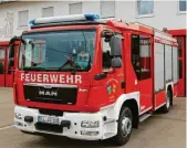  ?? Foto: Wilhelm Schmid (Symblfoto) ?? So ein Löschfahrz­eug LF10 würde sich auch die Irsinger Feuerwehr wünschen.