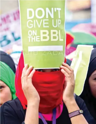  ??  ?? Peace rally in Marawi City in Lanao del Sur province.(photo by Najib Zacaria)