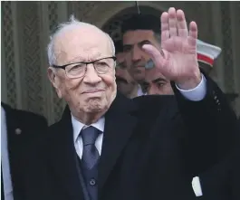  ?? Tunisia’s late President Beji Caid Essebsi Reuters ??