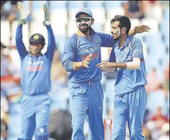  ?? AP ?? Yuzvendra Chahal has vindicated skipper Virat Kohli’s faith, becoming an integral part of India’s T20 and ODI teams since 2017.