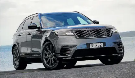  ?? PHOTOS: DAVID LINKLATER/STUFF ?? Range Rovers are always posh, but the Velar’s styling gets downright arty.