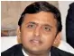  ??  ?? Akhilesh Yadav