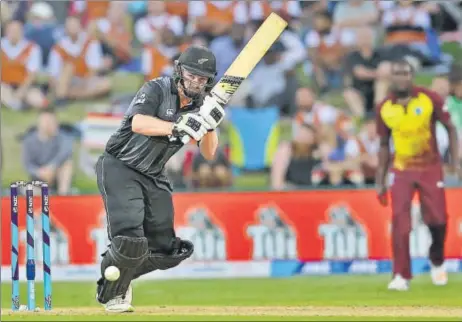  ?? AFP ?? ▪ New Zealand’s Colin Munro now has more T20I hundreds (3) than any other batsman in world cricket.