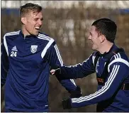  ??  ?? HOPE: Fletcher trains with his new team-mates