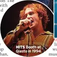  ?? ?? HITS Booth at Glasto in 1994