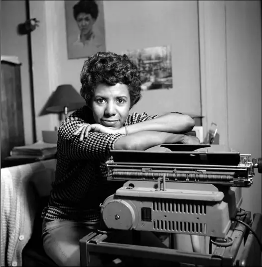  ?? David Attie ?? At 28, Lorraine Hansberry became the first black woman to have a play produced on Broadway: “A Raisin in the Sun” in 1959.