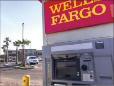  ?? PHOTO VINCENT OSUNA ?? The Wells Fargo ATM on North Imperial Avenue was marked out of service following an armed robbery on Thursday. The robbers reportedly escaped with $40,000 in the incident.