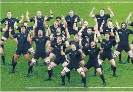  ?? Picture: GETTY IMAGES ?? LEADING THE WAY: The All Blacks pioneered a player education programme that is being used by other sporting codes in New Zealand