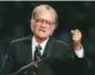  ?? JOHN BAZEMORE — THE ASSOCIATED PRESS FILE ?? Evangelist Billy Graham begins his sermon in Atlanta’s Georgia Dome. America’s most famous evangelist died Wednesday at his home in North Carolina at age 99.
