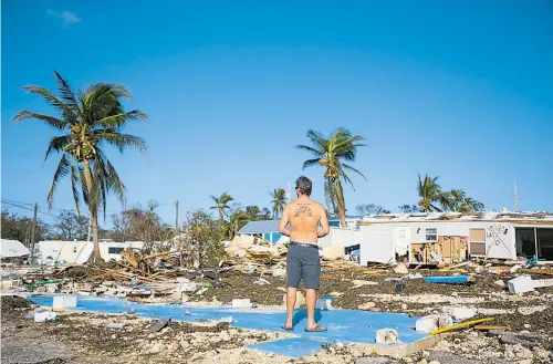  ??  ?? Irma traf die ärmere Bevölkerun­g am schlimmste­n. Von diesem Trailer-Park in Islamorada in Florida blieb nicht viel übrig.