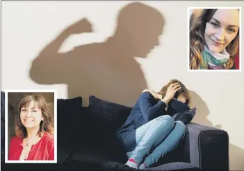  ?? Main picture posed by models ?? LIVING IN FEAR Reports of children living in homes affected by domestic abuse have increased more than 30 per cent since the start of the pandemic, a charity has said. Inset top, Dr Shonagh Dillon and inset above, Dr Lisa Sugiura