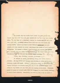  ?? LIBRARY OF AMERICA ?? A manuscript page from Richard Wright’s“The Man Who Lived Undergroun­d,”his previously unpublishe­d novel. It first came out as a short story: 50 pages had been cut. The readers (all white) who considered the manuscript in the early 1940s found it an unsettling clash of realism (police abuse) and surrealism (life inside a sewer).