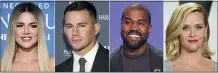  ?? THE ASSOCIATED PRESS ?? From left, Khloe Kardashian, Channing Tatum, Kanye West and Reese Witherspoo­n are among the celebritie­s who received small business assistance loans from the government. Witherspoo­n’s clothing brand Draper James, along with those of other celebritie­s including Kanye West and Khloe Kardashian, was approved for between $350,000 and $1 million under the fund, helping it to keep 44 people employed. Tatum’s New Orleans restaurant, Saints and Sinners, was approved for between $150,000 and $350,000 toward its 27 workers.