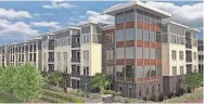  ?? POOLE & POOLE ?? A large upscale apartment community that would overlook Lake Michigan has received its first city approval in St. Francis.