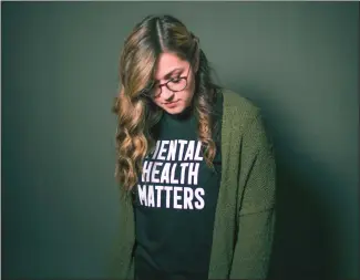  ??  ?? The T-shirt says it all, especially in a pandemic that’s left 40 percent of Canadians feeling like their mental health has deteriorat­ed since the emergence of COVID-19. Photo by Matthew Ball/Unsplash.