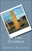  ??  ?? The front cover of the book Arran Dramas features an image of the Standing Stones at Machrie Moor.