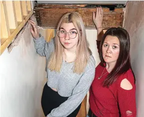  ?? ?? ‘Living in a building site’: Emma Short and daughter Courtney (left)