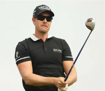 ?? Getty ?? Finishing eighth in last year’s tournament, Henrik Stenson of Sweden is anxious to improve upon that result when the Abu Dhabi HSBC Championsh­ip starts Thursday