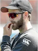  ??  ?? Skipper Kane Williamson has sat in selection meetings.