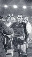  ?? ?? Miller with the trophy as Aberdeen complete their historic Euro double.