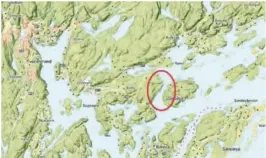  ??  ?? I LEIA: Kartet viser hvor Gjesøysund ligger. Kart: Norgeskart.no