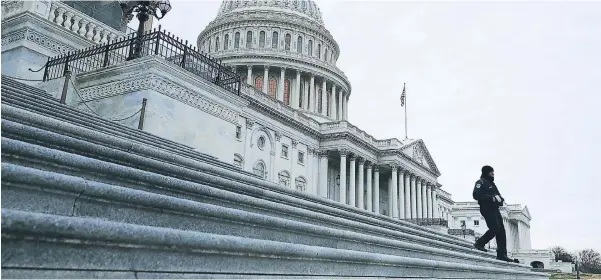  ?? FOTO: AGENCIA AFP ?? El debate sobre el presupuest­o que pide el presidente Trump continúa en el Congreso de Estados Unidos.