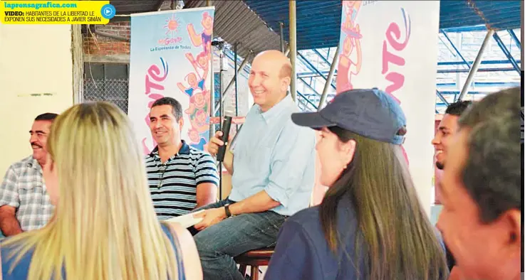  ??  ?? Martes 22 de agosto de 2017 Gira. El líder de la plataforma ciudadana “Mi gente” visitó este fin de semana a los municipios de San Juan Opico y Ciudad Arce, en La Libertad.