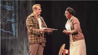  ?? Jesse GrothOlson ?? Robert Eli and Rosalyn Coleman star in the A.D. Players production of “Miss Maude.”