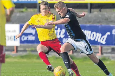  ?? Picture: Andrew Cawley. ?? Bobby Barr could return for Raith Rovers tonight.