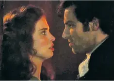  ??  ?? No means no? Heida Reed and Aidan Turner as Elizabeth and Ross in ‘Poldark’