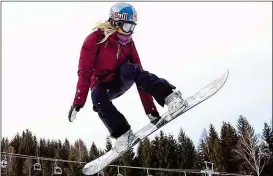  ??  ?? Die Kärntnerin Anna Gasser hat beim Air+ Style gute Chancen auf den ersten Damen- Sieg.