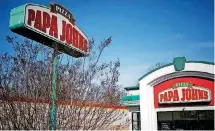  ?? [BLOOMBERG PHOTO BY LUKE SHARRETT] ?? A Papa John’s restaurant in Nashville, Tenn. The company has taken several actions to limit its associatio­n with John Schnatter, the chain’s founder.