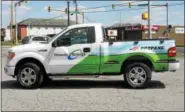  ?? SUBMITTED PHOTO ?? Rhoads Energy will be converting nine more fleet vehicles to propane, a move made possible by a nearly $51,000 grant from the Pa. Department of Environmen­tal Protection. Shown here is a Rhoads propane pickup truck.