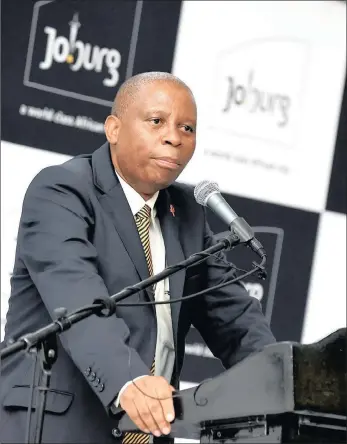  ??  ?? Joburg’s ANC have tabled another motion of no-confidence in the city’s mayor, Herman Mashaba.
