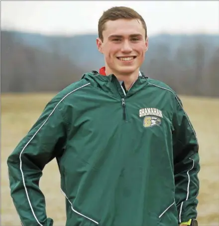  ?? PETE BANNAN — DIGITAL FIRST MEDIA FILE ?? Bishop Shanahan’s Josh Hoey, who was the Daily Local News co-Cross Country Runner of the Year last fall, set a new high school indoor record in the 800 on Sunday.