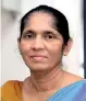  ?? ?? Dr. Sriyani Samaraweer­a