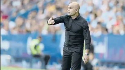  ?? FOTO: MANEL MONTILLA ?? Paco López ha ganado tres veces al Barça, dos en partidos de Liga y uno en la Copa, aunque en ese caso cayó eliminado