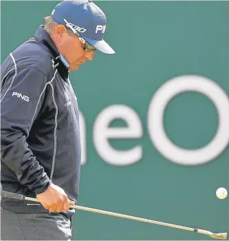  ??  ?? El Pato Cabrera y el Maestro De Vicenzo, los dos únicos argentinos ganadores de majors