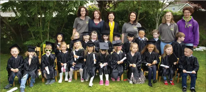  ??  ?? Abú Montessori graduation in New Ross.