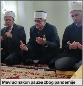  ?? ?? Mevlud nakon pauze zbog pandemije