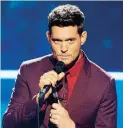  ??  ?? Michael Buble (6.30am, Radio 2) Ms Markey’s Spare Room