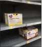  ?? SCOTT OLSON – GETTY IMAGES ?? Baby formula has been is short supply in many stores around the country for several months.