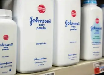  ?? LUCAS JACKSON/REUTERS ?? Deborah Giannecchi­ni’s lawsuit accused Johnson & Johnson of “negligent conduct” with its baby powder.