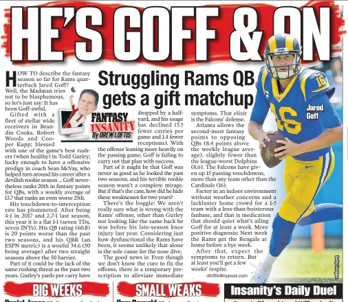  ??  ?? Jared Goff