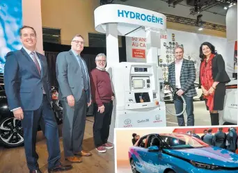  ?? PHOTOS COURTOISIE TOYOTA ET SYLVAIN RAYMOND ?? Toyota et Honda travaillen­t de concert à l’élaboratio­n d’une infrastruc­ture de ravitaille­ment en hydrogène au Québec.