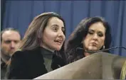  ?? Rich Pedroncell­i Associated Press ?? SB 1162, authored by Sen. Monique Limón, left, targets inequities suffered by women and people of color.