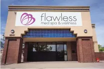  ?? ?? The new West Side location of Flawless Med Spa & Wellness.